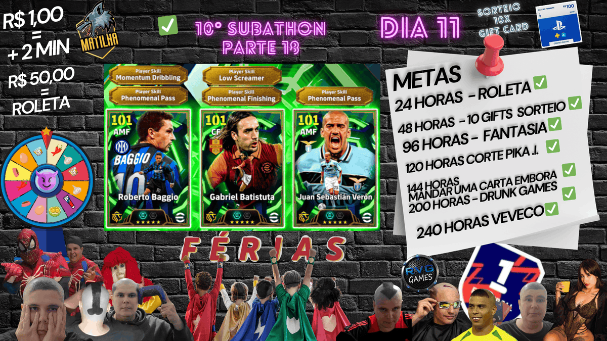 rvgrapha1's tweet photo. LOUCURA !!!!!!!!!! #MATILHA
DIA 10 DE SUBATHON
LIVE INFINITA
10 DIAS EM LIVE PQP ๐ฑ
AINDA TEMOS +40 HORAS
(NO MINIMO)
#efootball #efootball2026
#CopaDoBrasil https://t.co/iuHscAC6a5