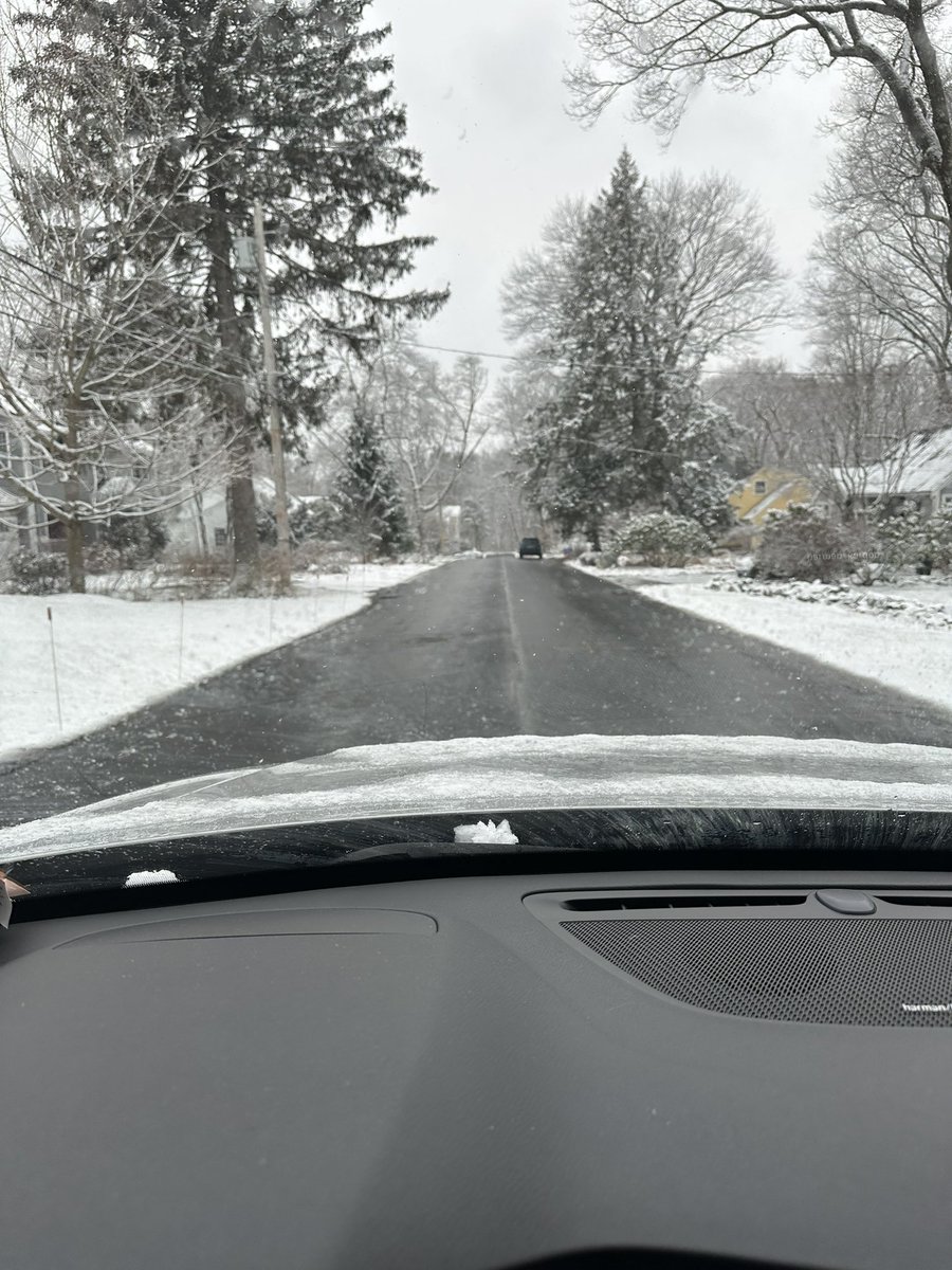 Karlı bir Boston gününden herkese selamlar