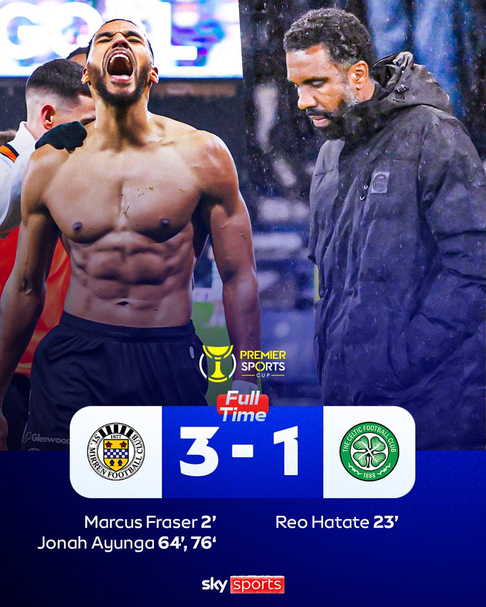 SkyFootball's tweet photo. St Mirren have won the Scottish League Cup for just the second time in their history after beating holders Celtic 3-1 at Hampden Park in the final 🏆 https://t.co/I0sUTnbRo8