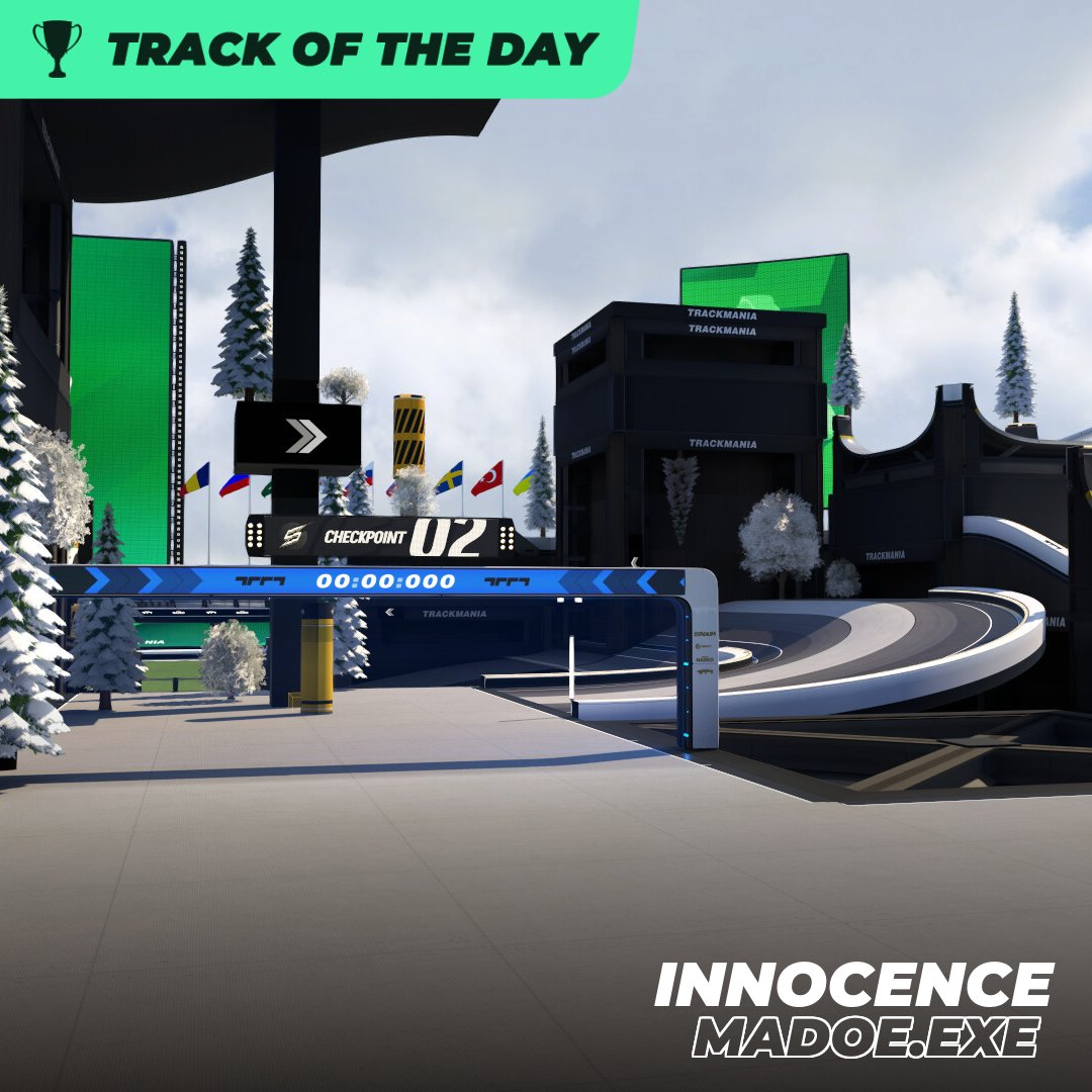 Trackmania's tweet image. Snowcar Sunday for this week!