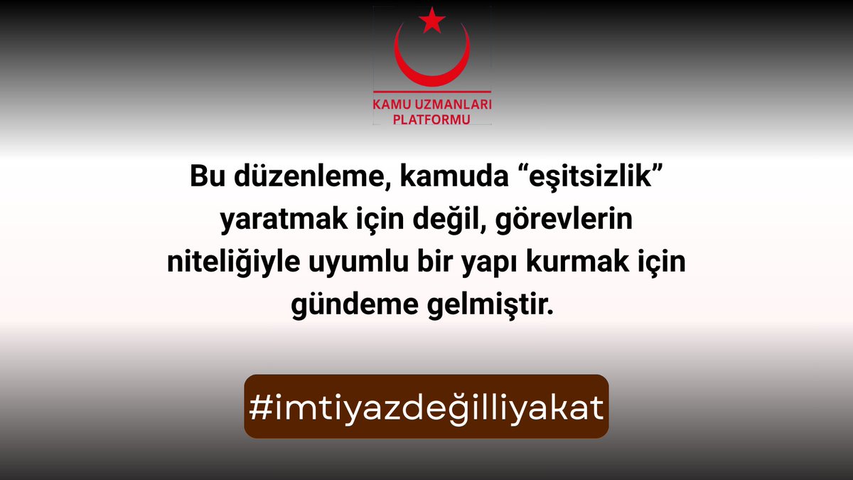 kamu_uzmanlari's tweet photo. #imtiyazdeğilliyakat https://t.co/Egx2eIgiI9