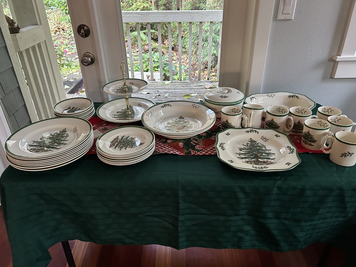 スポードのクリスマスツリーセット😍素敵すぎます😍