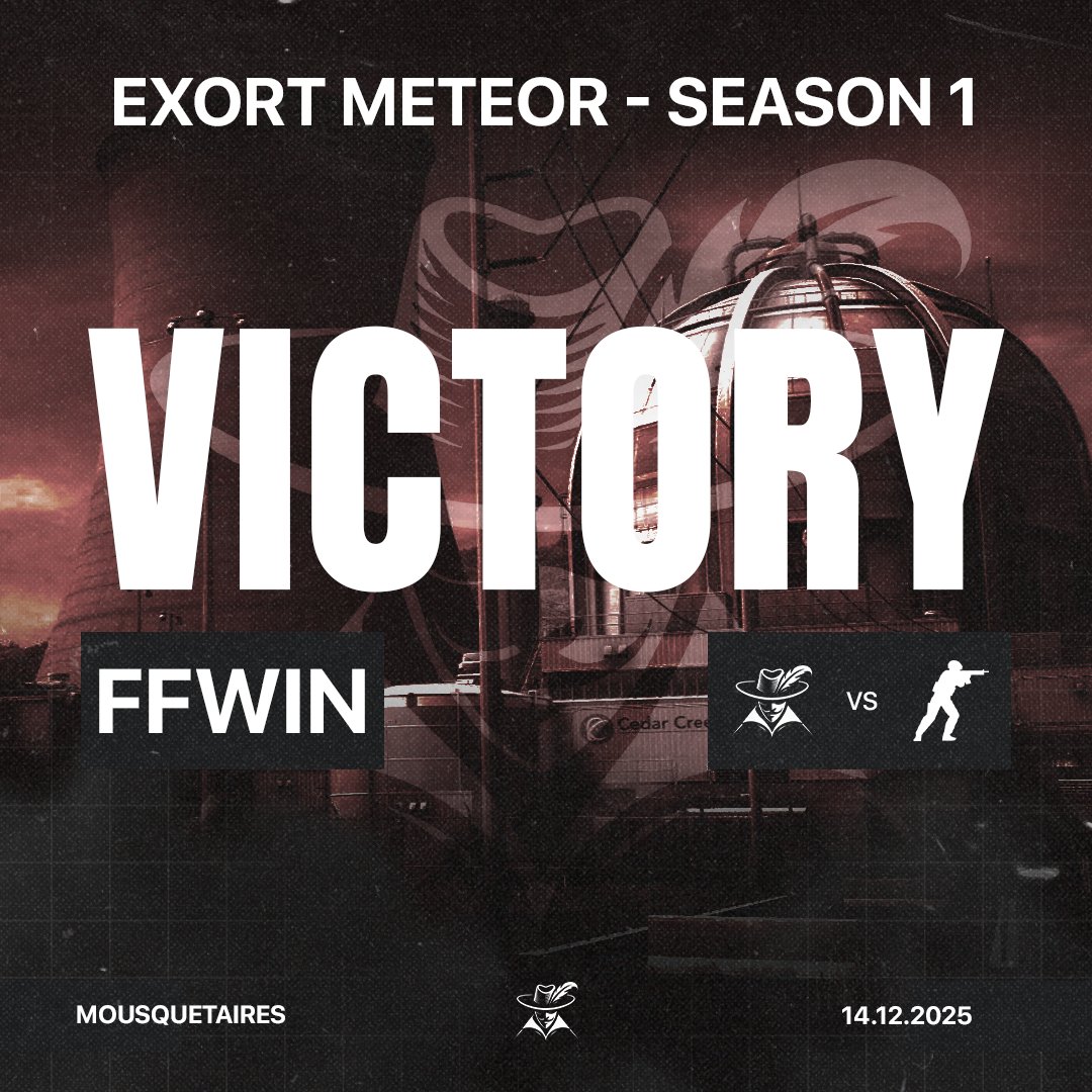 We win our second match in <a href="/esports_exort/">Exort</a> Meteor due to a forfait from SkinSauna. That's 1-1.

We can watch the Major now!