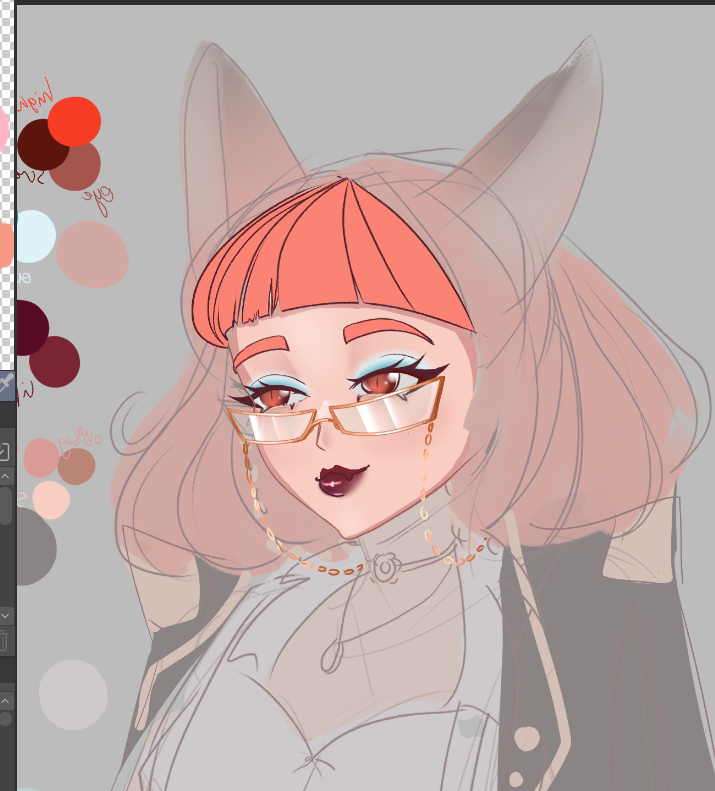 Upcoming adoptable WIP 🦊🕶
She's available for pre-claim thorough DMs rn!