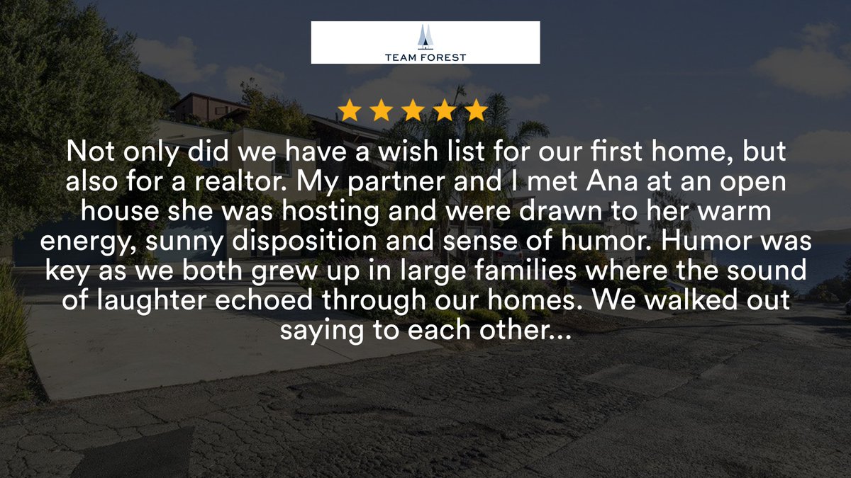✨ "We found our realtor" - those words mean the world to us! 🌟 Navigating the home buying process can indeed be daunting, but our goal is to make it as smooth and informative (and fun!) as possible.
rma.reviews/bays77zfwymi
CAR 01234464