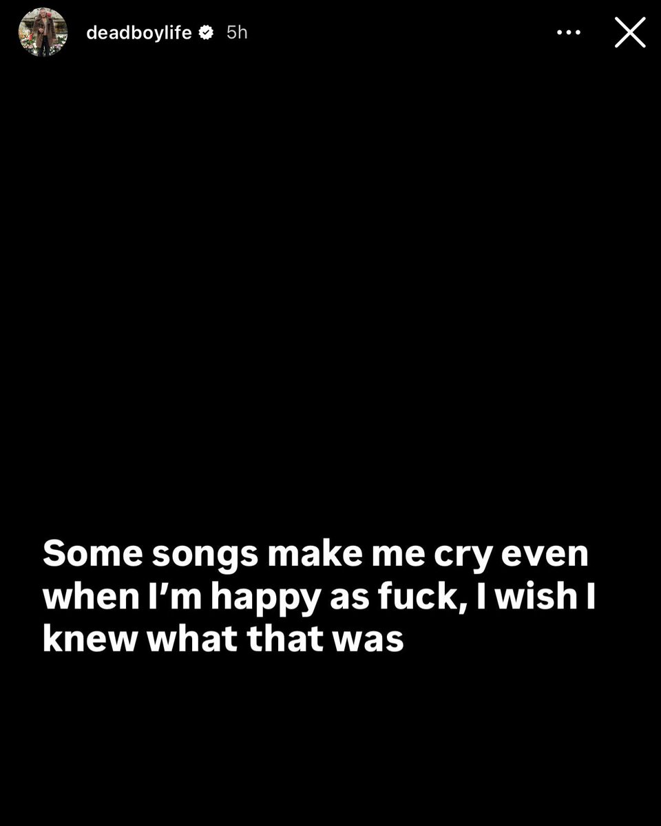 Rap's tweet image. “Some songs make me cry even when I’m happy as f*ck”

Lucki via IG‼️📸
