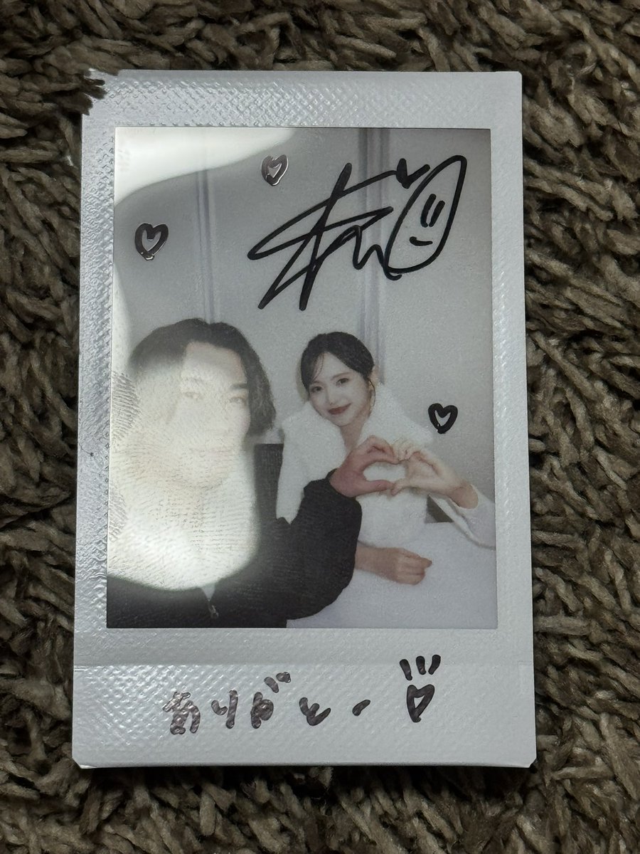 MADEIN マシロ　チェキ ほんとに今日も楽しい1日だった！ ましろちゃんのポラロイド自引きでき