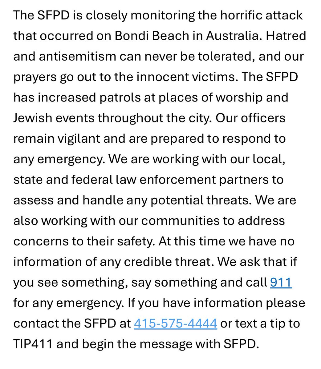 San Francisco Police tweet media