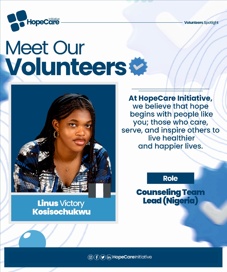 HopeCareIn5385's tweet photo. Volunteer Spotlight🥳🥳
At HopeCare Initiative, our volunteers are the heartbeat of our work. Your commitment brings hope, care, and compassion to those who need it most. Thank you for helping us build healthier, stronger communities. 💙🙌

#HopeCareInitiative #HopeCareVolunteers https://t.co/tTIbnwP6VO