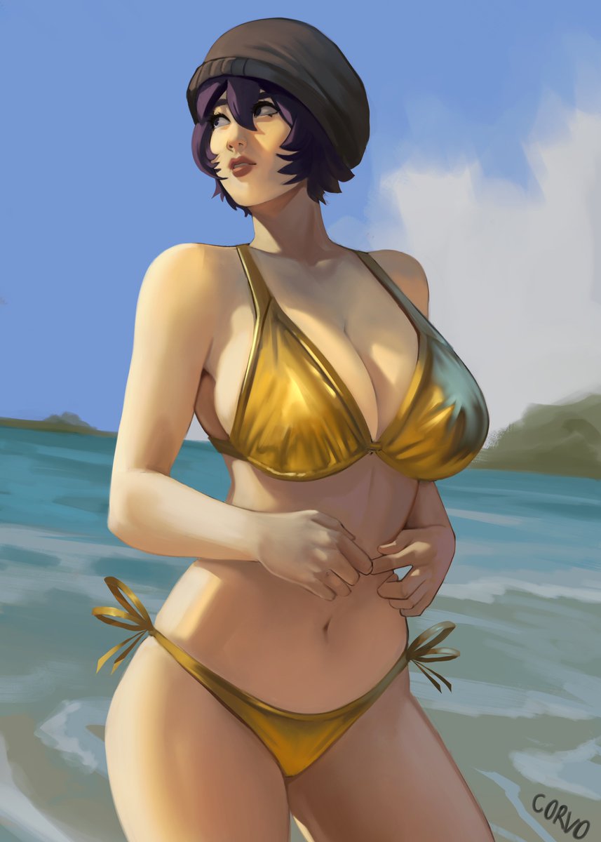 Midnight_Corvo's tweet photo. Golden bikini pt.2 https://t.co/laAKRLfQGL