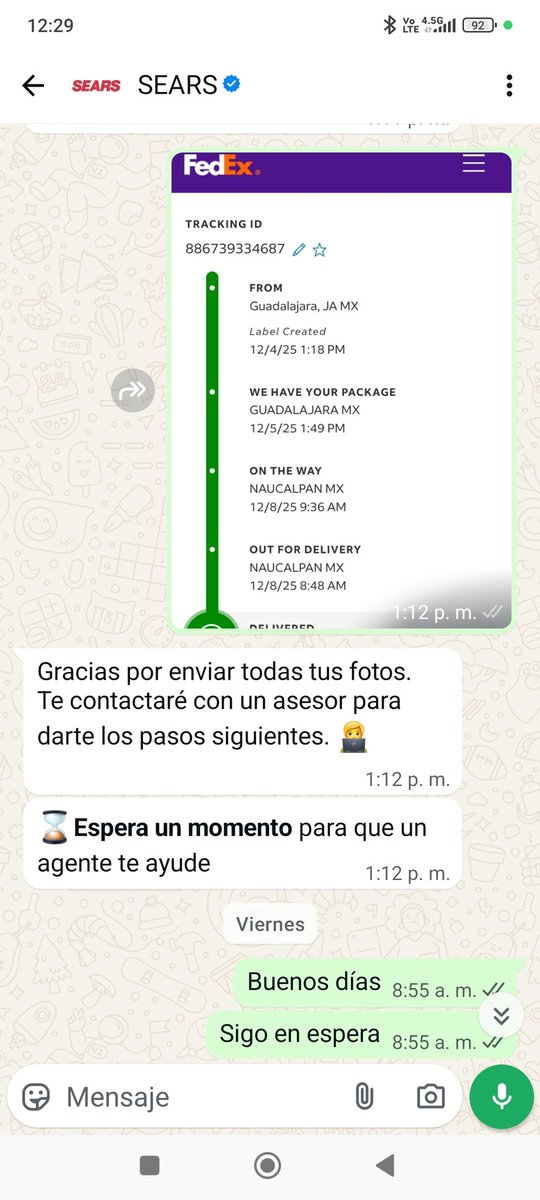 _SlappySquirrel's tweet photo. @searsmexico Todas la veces que me he comunicado con ustedes y NO DAN RESPUESTA, su servicio de atención a clientes es NEFASTO. https://t.co/jpSbIW9OiQ