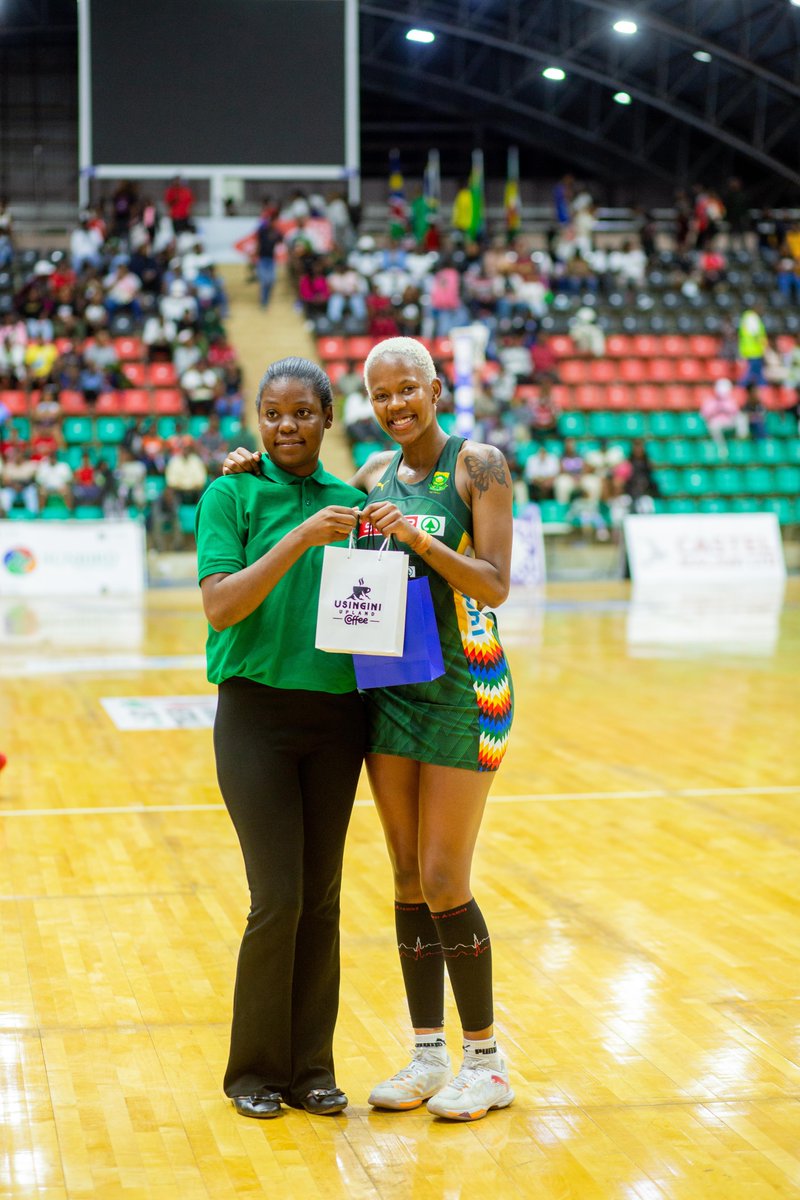 ⭐ POTM: Kamogelo Maseko
A championship performance from start to finish. 💚💛

#SPARProteas #WeAreAllIn #AfricaNetballCup #UniteBuildRise