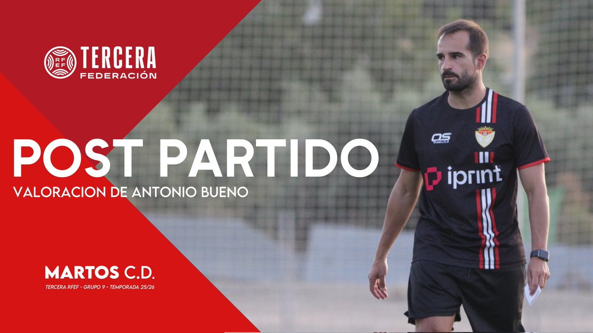POST PARTIDO | Valoración de Antonio Bueno tras el empate frente al Motril.

⬇️🌐

youtu.be/lQFtAXNYdM8?si…