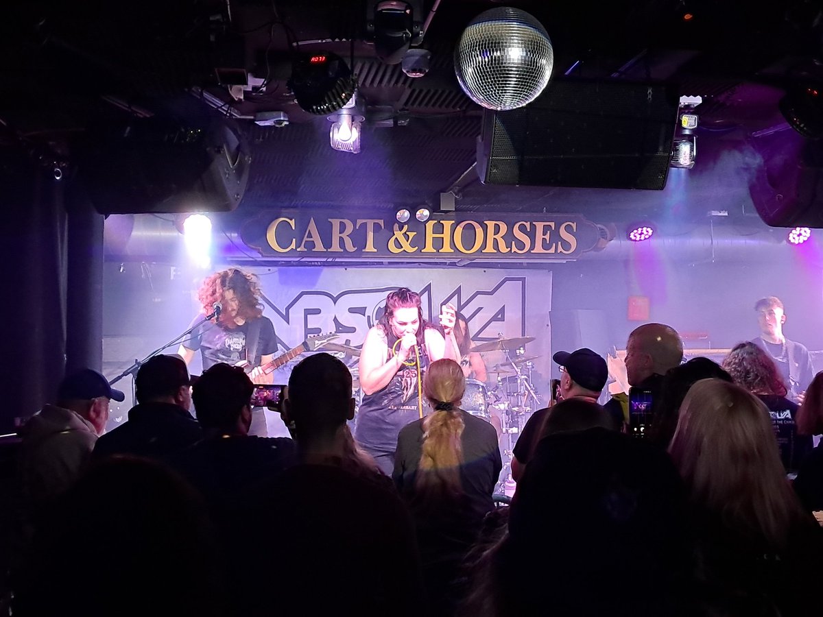 GRockVC's tweet image. Last gig of the year and it's Absolva and Pryma at the Cart And Horses, London for a Sunday matinee show.