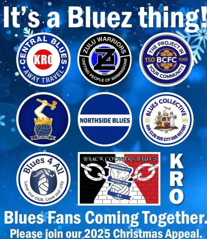 blues_4_all's tweet photo. Heartwarming sight! ๐ Our incredible @BCFC fans are the best in the world. Huge thanks to the generous volunteers who organised an amazing FREE Christmas Kids Party today as part of the 2025 #ChristmasAppeal. This is the Bluez Family!
#bcfc #christmasparty #KRO