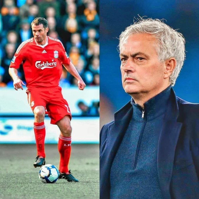 FootballTalkHQ's tweet photo. 🗣️ José Mourinho: “Jamie Carragher talks too much for someone who isn’t even among the top 1,000 defenders in football history.

How can someone who never won the Premier League talk about what it takes to win the Premier League.” https://t.co/KRMa2PGdLZ