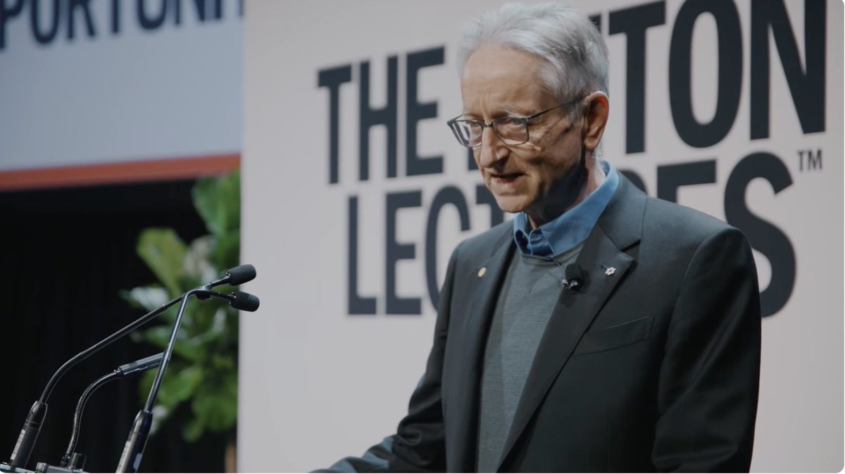 OwainEvans_UK's tweet image. I gave the Hinton Lectures in November in Toronto. This is 3 lectures on the future of AI, risks, &amp;amp; current alignment research for a general audience. 
Lectures are now online with professional production. There's also an excellent fireside chat with Hinton after lecture 3.