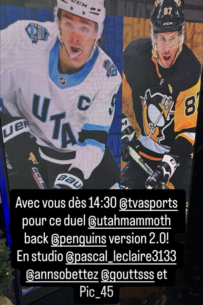 Du hockey LNH dès 14:30!