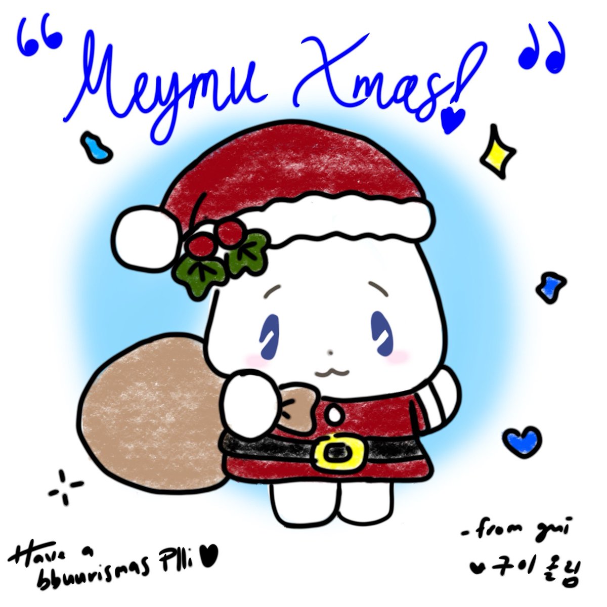 _melcloud's tweet photo. Gift I received from @iamberriefied 
I love Santa Meymu so much 🤧 tysm for making it 
#SecretPLLIstmas2025 https://t.co/MrIH0TSAYg