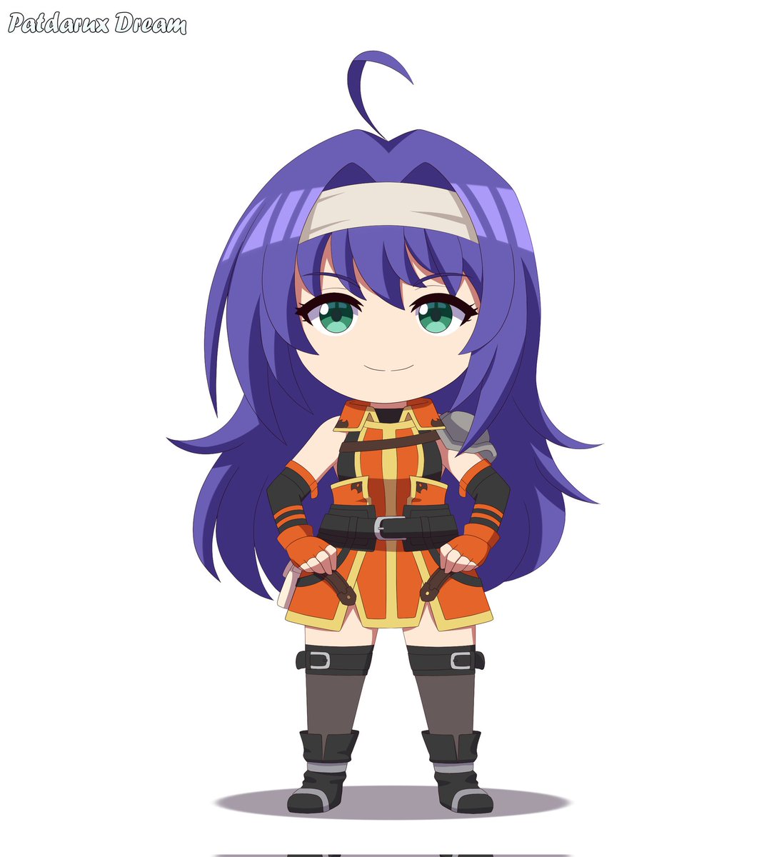 patdarux's tweet image. Corrin and Mia (Agnes Tachyon pose)

#FireEmblem