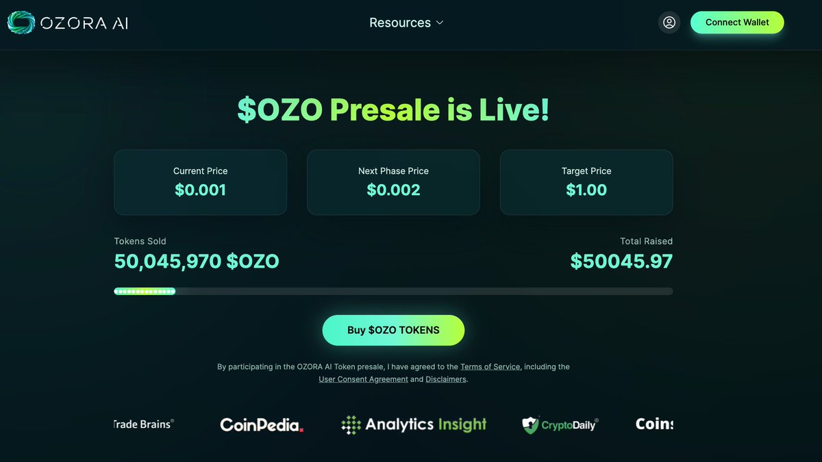 OZORA AI ($OZO) is the best crypto presale, combining agentic AI with real-time financial analytics for smarter trading decisions.

$OZO powers AI agents, premium data access, and reward-based intelligence across global markets.

ozoraai.com