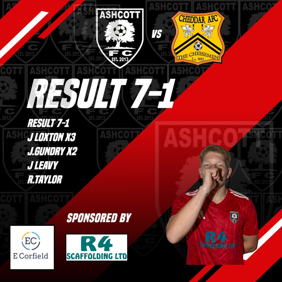 AshcottFC's tweet image. Fantastic Result in the Somerset Cup yesterday, in the hat for the next round. Player of the match Jake Gundry #uptheash 🔴  ⚫ ⚽