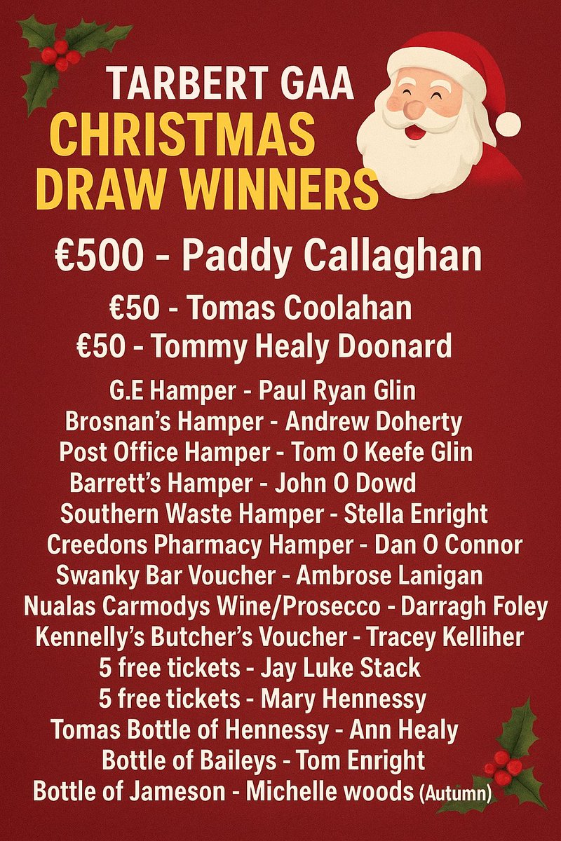 Tarbert GAA Club tweet media
