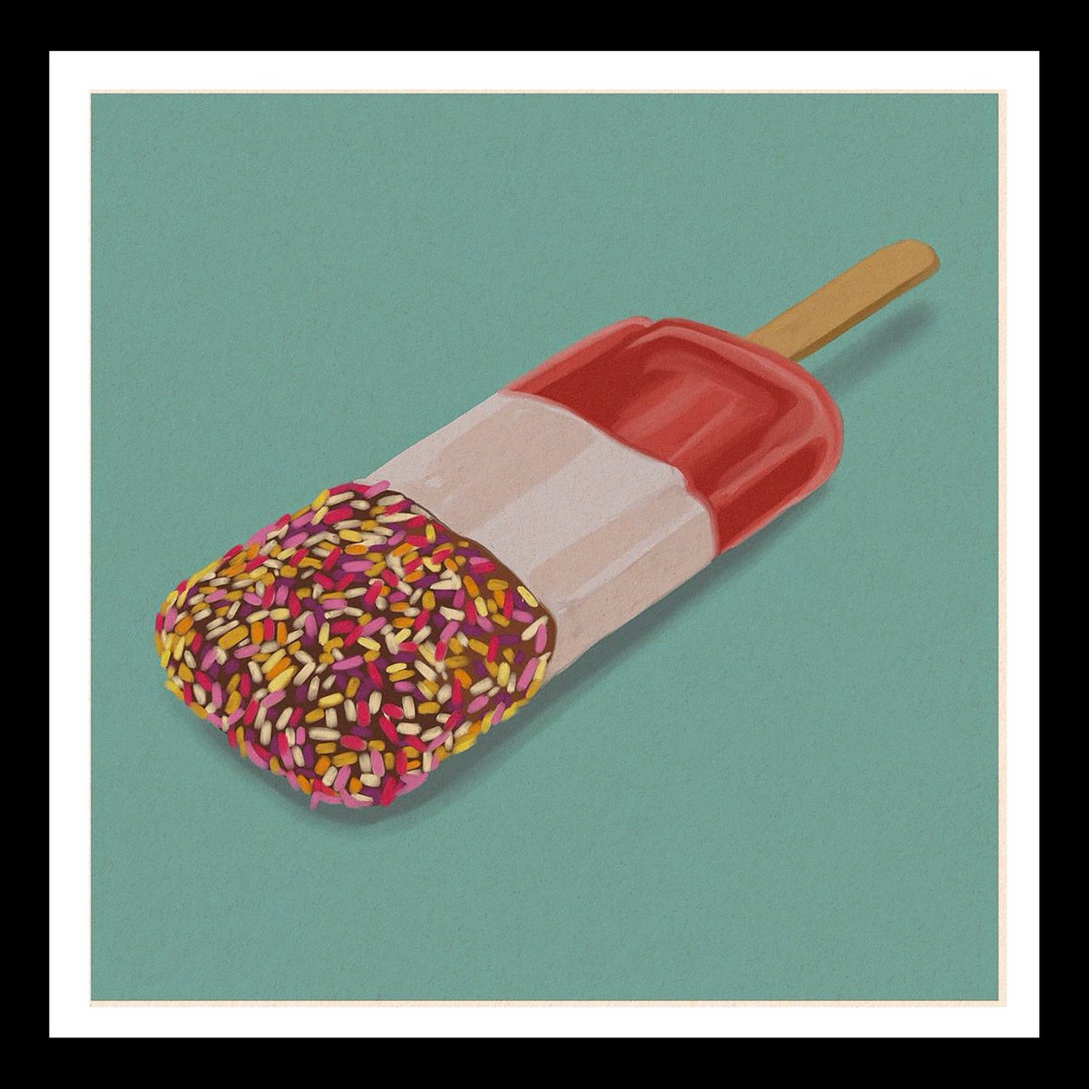 timarthole1961's tweet photo. ‘Fab Lolly 01.’ … Soundtrack: ‘My Boy Lollipop’ by Millie Small … @procreate #illustration #procreate #painting #oils #iPad #applepencil #apple #art #popart #digitalart #food #foodporn #icecream #icelolly #lollypop #lollipop #sweet #candy #fab https://t.co/DXFohzHG04