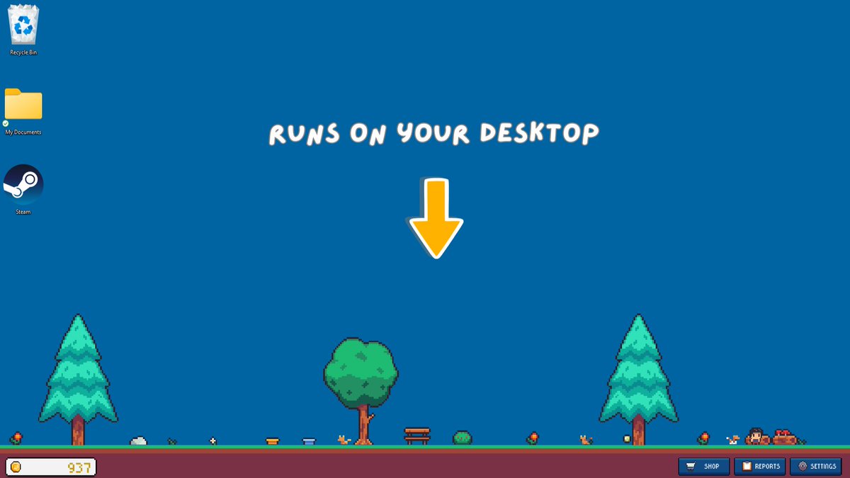 TMcDonaldGames's tweet photo. What if your desktop had a dog park? 🐾

Desktop Dog Park runs at the bottom of your screen while you work or game.

Wishlist on Steam 👉
 https://t.co/4tolzarG4S

#indiegame #cozygaming #gamedev #idlegame #pixelart https://t.co/W46hNALozZ