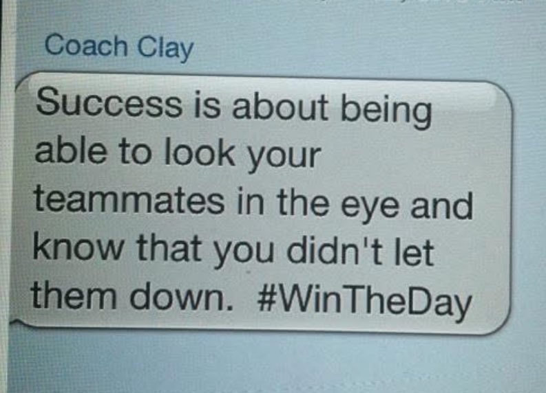 Still true. Win or lose.  Play hard until the end of the game.