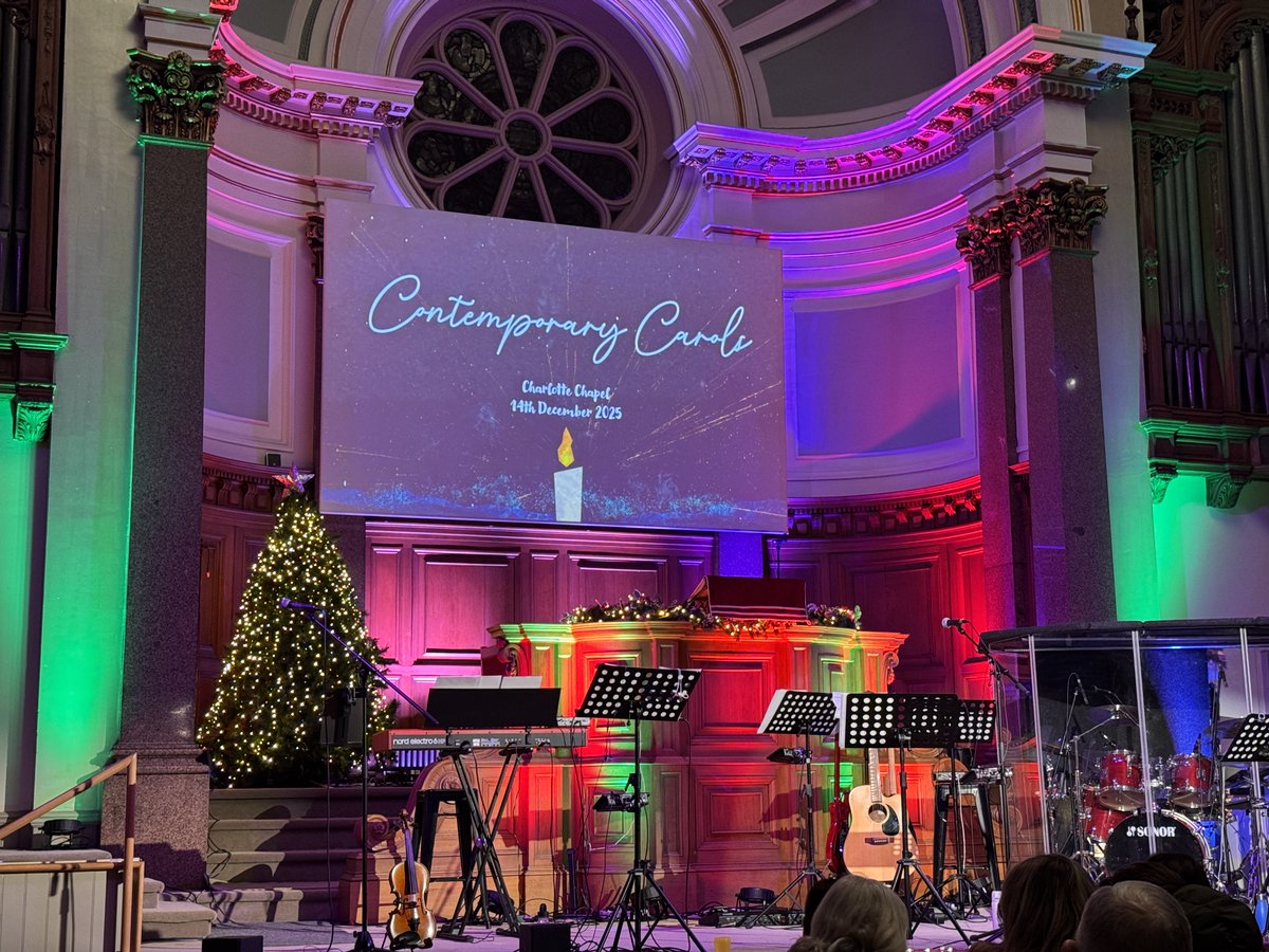 plrees's tweet image. Exciting to be ⁦@CharlotteBapCh⁩ contemporary carols.