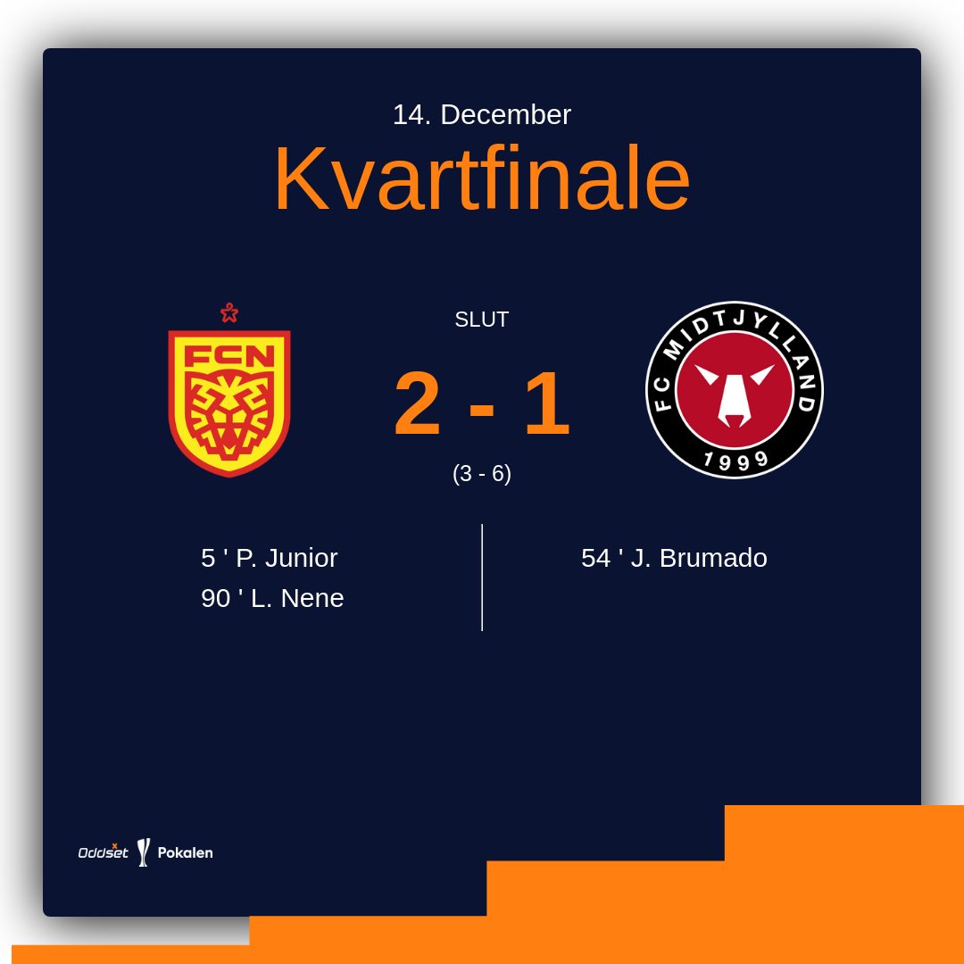 Superligaen's tweet photo. FC Midtjylland og AGF er klar til semifinalerne i Oddset Pokalen 🏆

#sldk | #ditholdvoresliga | #oddsetpokalen https://t.co/POPHfwbxOO