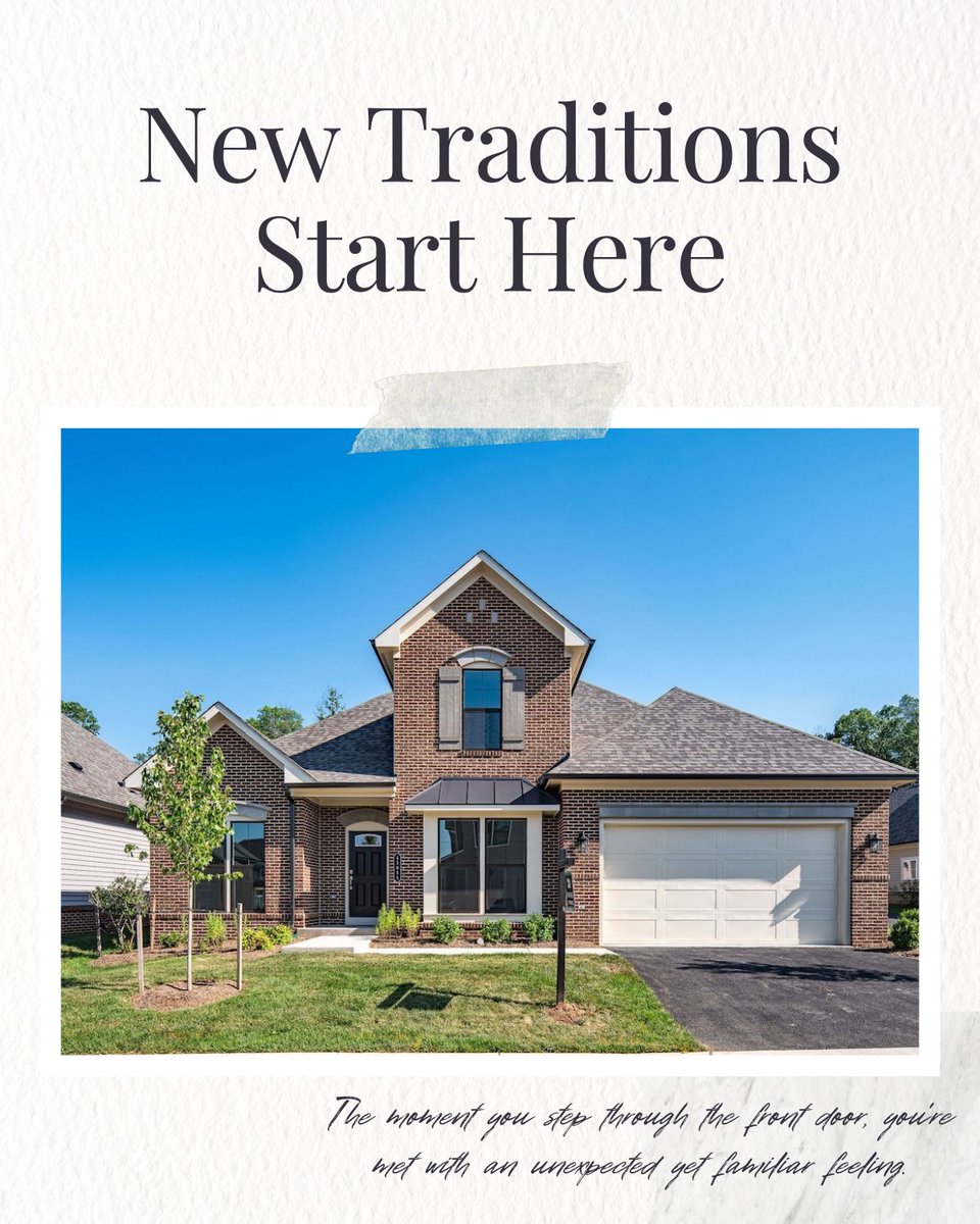 Every home has a first like the first meal, the first gathering, the first memory that becomes a tradition. Our move-in ready homes are expertly styled and ready for yours. Here’s to finding it this holiday season. Feels like coming home: bit.ly/4rSiT9r