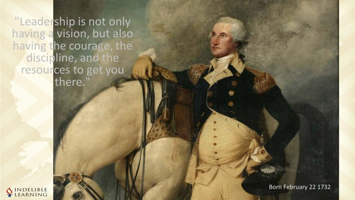 ElectionLabGame's tweet photo. "Leadership is not only having a vision, but also having the courage, the discipline, and the resources to get you there." 
#GeorgeWashington

Born February 22 1732

#HappyBirthday #OTD #QOTD #USPresident #POTUS #FirstUSPresident #ElectionLabGame #ELO #sundayvibes #SumdayMorning https://t.co/QkE2oTfyn9