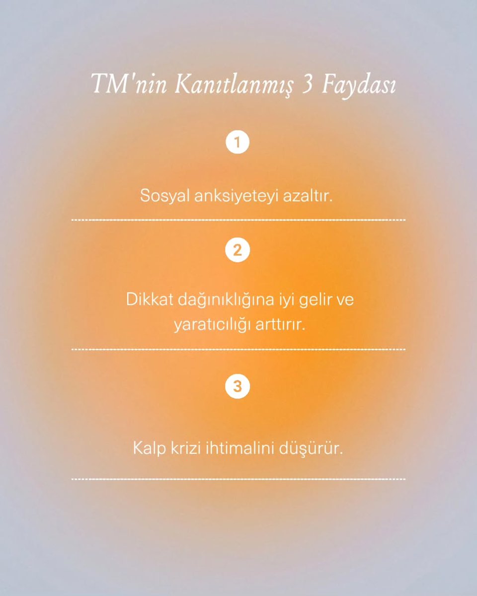Meditasyon_TM's tweet photo. Transandantal Meditasyon uygulayanlar anlatıyor https://t.co/vCEUJPrF8c