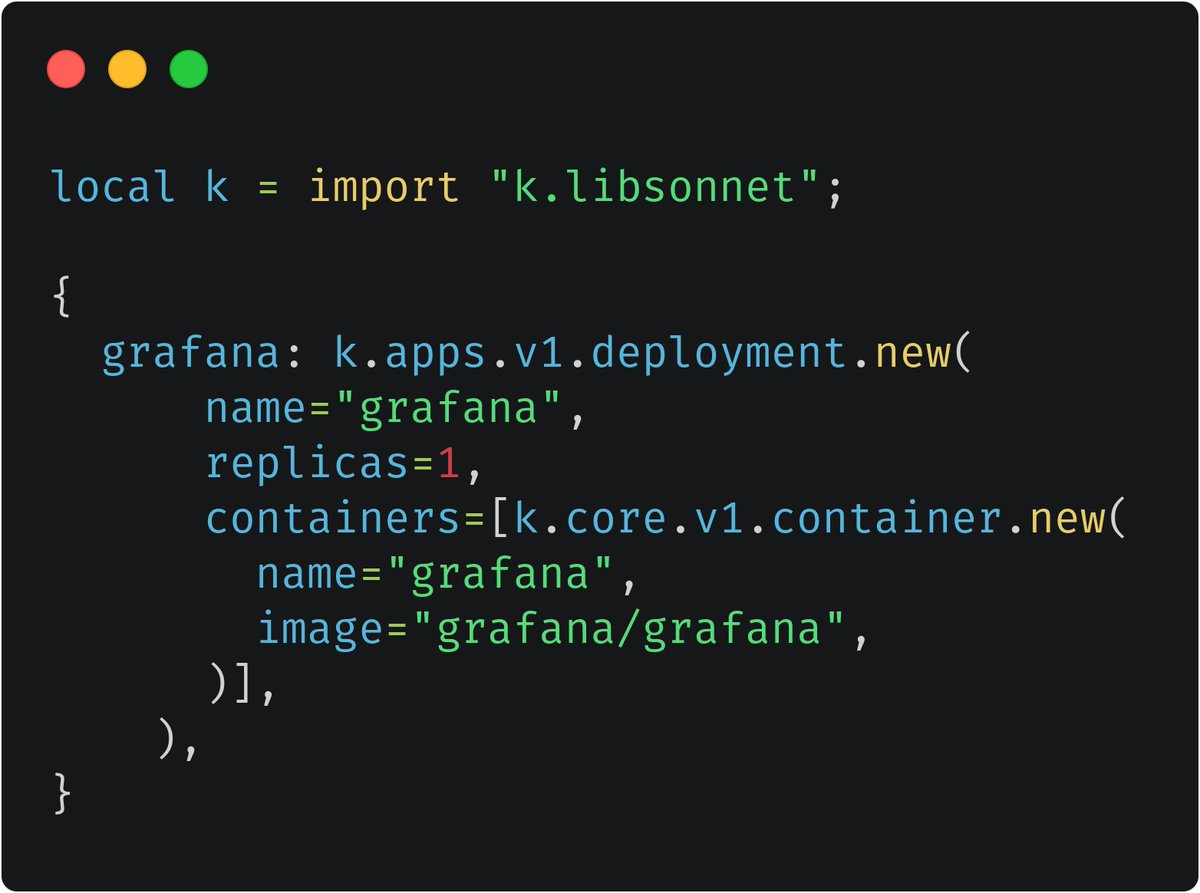Grafana Tanka is a clean, concise and super flexible alternative to YAML for your Kubernetes cluster

➤ ku.bz/WG9sZ2vJ9