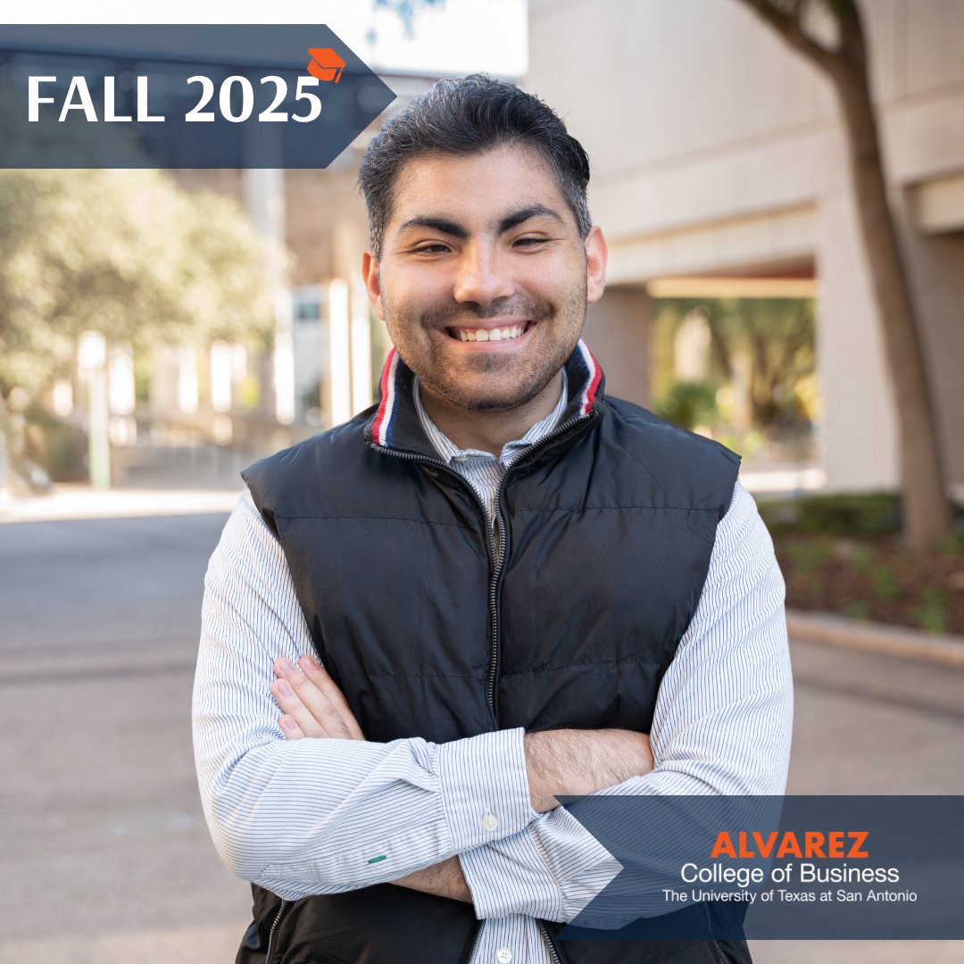 UTSABusiness's tweet image. Sebastian Gallegos has spent his college years chasing big opportunities and pushing past every limit. 

This spring he’s heading to New York City to join Wells Fargo as a commercial real estate analyst.

Congrats, Sebastian! 🎓

#UTSAGrad25
