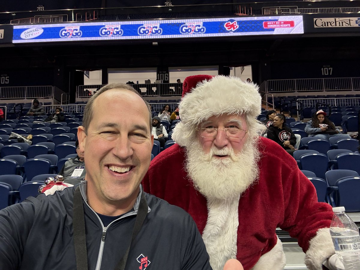 Happy Holidays from CareFirst Arena!  <a href="/CapitalCityGoGo/">Capital City Go-Go</a> hosting the Delaware Blue Coats!