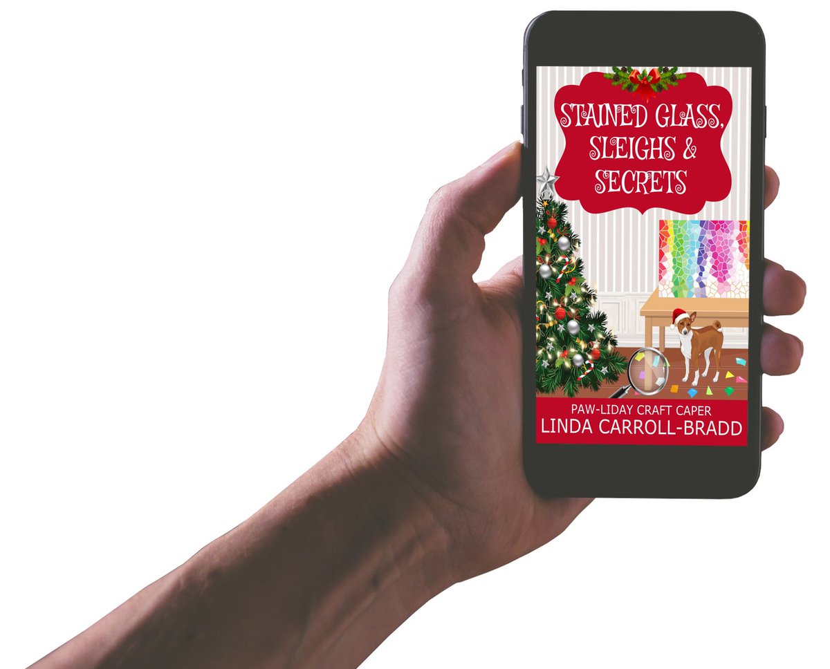 lcarrollbradd's tweet image. RELEASE DAY for Stained Glass, Sleighs and Secrets A missing stained-glass project? Katrina and her pet, Suki, sniff out clues but her ex-boyfriend, Sheriff Dace, gets involved. Can the two get over the past and work together to solve the mystery?  amazon.com/dp/B0DTJLTY4D