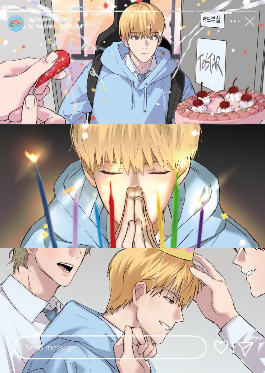 zzzangdori's tweet image. 박문대 생일 스토리