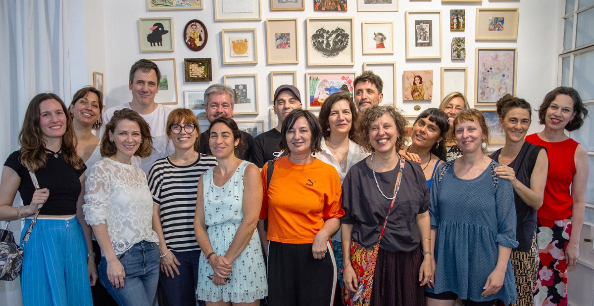 Una pequeña selección de los 37 artistas que participan en nuestra exposición de verano y vinieron ayer a la Inauguración de Sweet for my sweet 12a edición anual.. Gracias a todos por venir! Se puede visitar ma-sáb 16 a 19hs en Uriarte 1490, para ver, disfrutar y comprar arte.