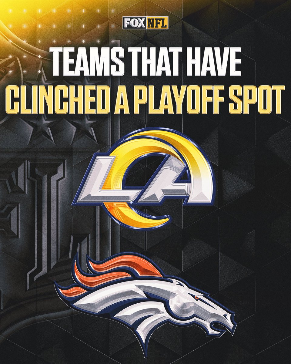 Repost if your team has clinched a playoff spot 🔥🏈