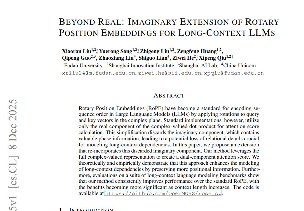 RoPE++ paper title page