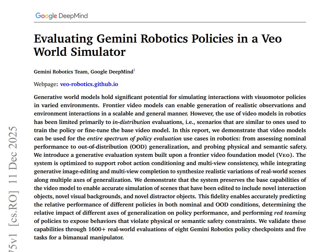 Veo simulator paper