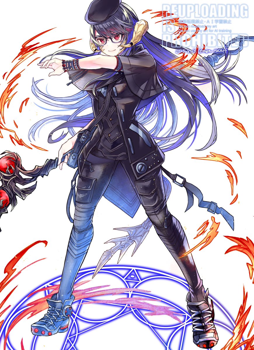 描きたい絵、なりたい絵、実際に描ける絵がまだまだ全てブレブレだけどみんなどこかしらは気に入ってるし頑張った！ のでもっと頑張りたい。
#伸びた伸びないは置いといて2025年自身が思う力作