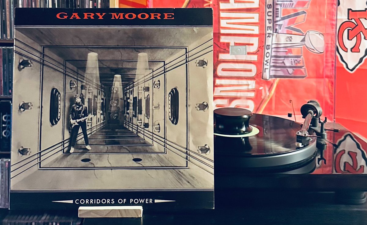 Now playing: Gary Moore - Corridors Of Power (1982) #vinyl