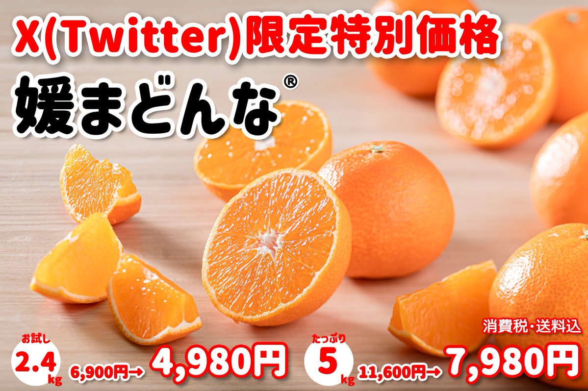X(Twitter)限定特別価格🍊】 媛まどんなをとにかく1度食べてみて
