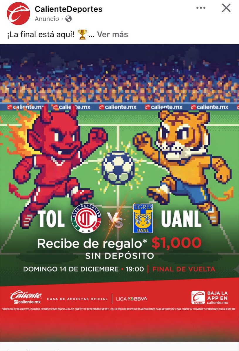 Qué falta de creatividad es esta???
Aaaaah perdón, son los HDsPM de Caliente….
<a href="/Club_Queretaro/">Gallos Blancos 🐓</a>