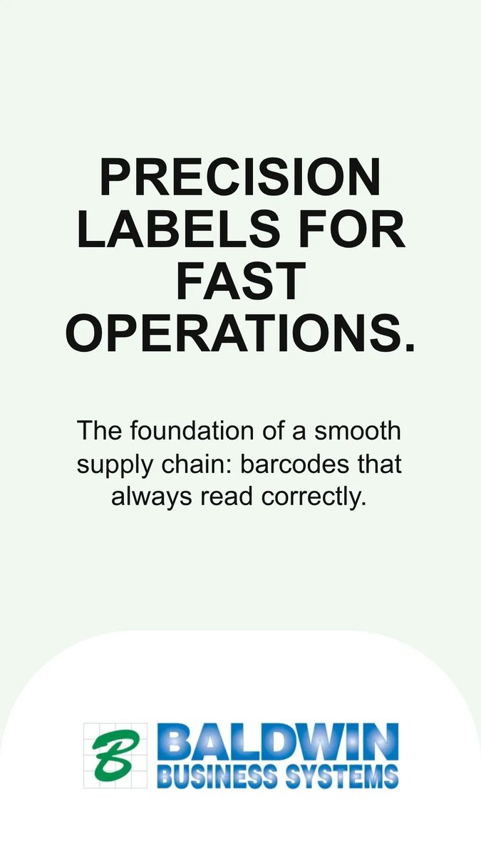 BaldwinSys87355's tweet image. High-quality labels improve organizational flow across departments. Call Baldwin Business: 631-676-7335 #QualityLabels #WorkplaceEfficiency #OperationalClarity #ProcessIdentification