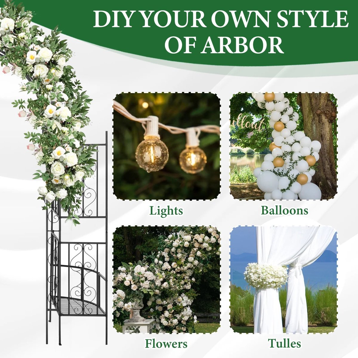 frugalfreebies's tweet image. 👉 Walmart: walmrt.us/3XPFTbe (ad) #WalmartPartner
This garden arch said “elevate the vibes” 🌿✨
Perfect for climbing plants, events, or making your yard feel fancy.
Huge markdown right now.👀
#GardenFinds #OutdoorDecor